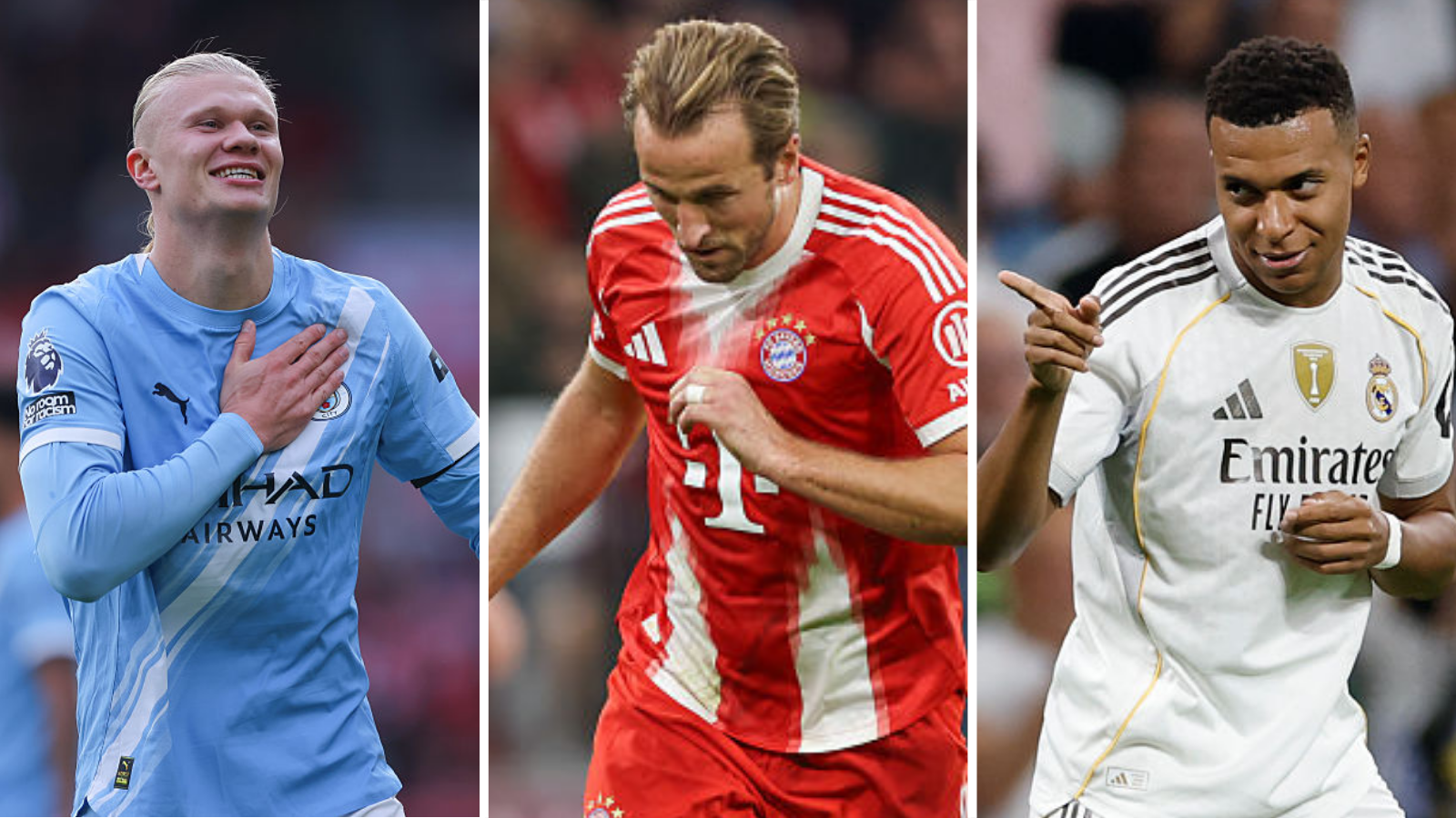 مقایسه سه مهاجم برتر فوتبال اروپا: هالند، کین و امباپه؛ بهترین گلزن کیست؟